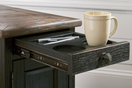 Tyler Creek Coffee Table and 2 Chairside End Tables - T736T1