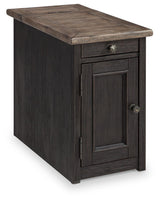 Tyler Creek Chairside End Table with USB Ports & Outlets - T736-7