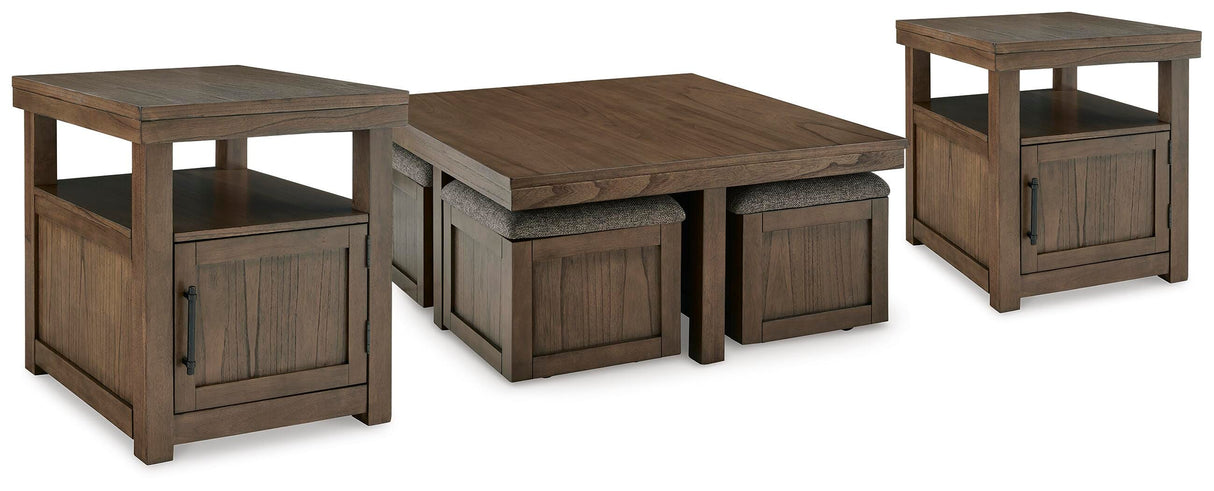 Boardernest Coffee Table and 2 End Tables - T738T1