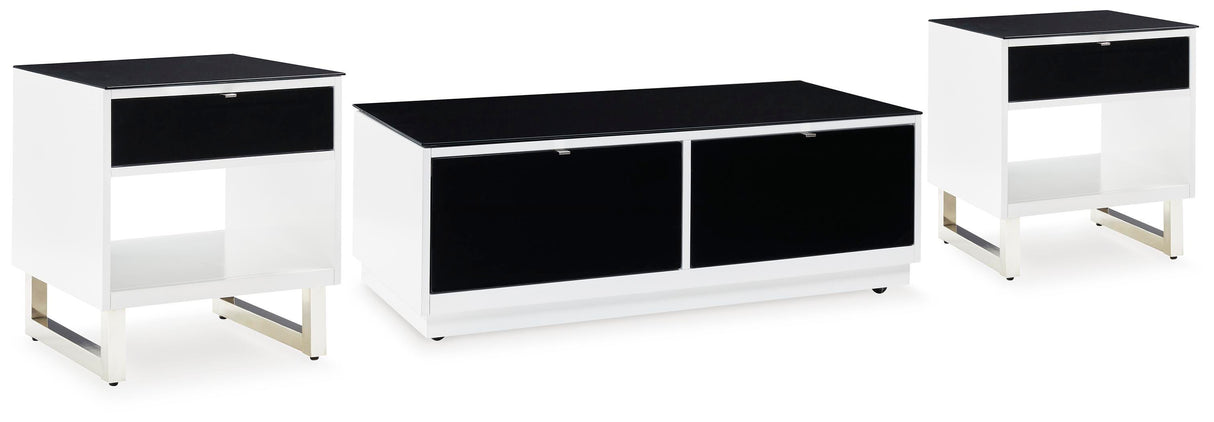 Gardoni Coffee Table and 2 End Tables - T756T1