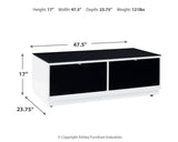 Gardoni Coffee Table and 2 Chairside End Tables - T756T2