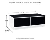 Gardoni Coffee Table and 2 Chairside End Tables - T756T2