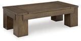 Rosswain Lift-top Coffee Table and 2 End Tables - T763T1