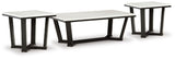 Fostead Coffee Table and 2 Ends - T770T1