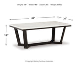 Fostead Coffee Table and 2 Ends - T770T1