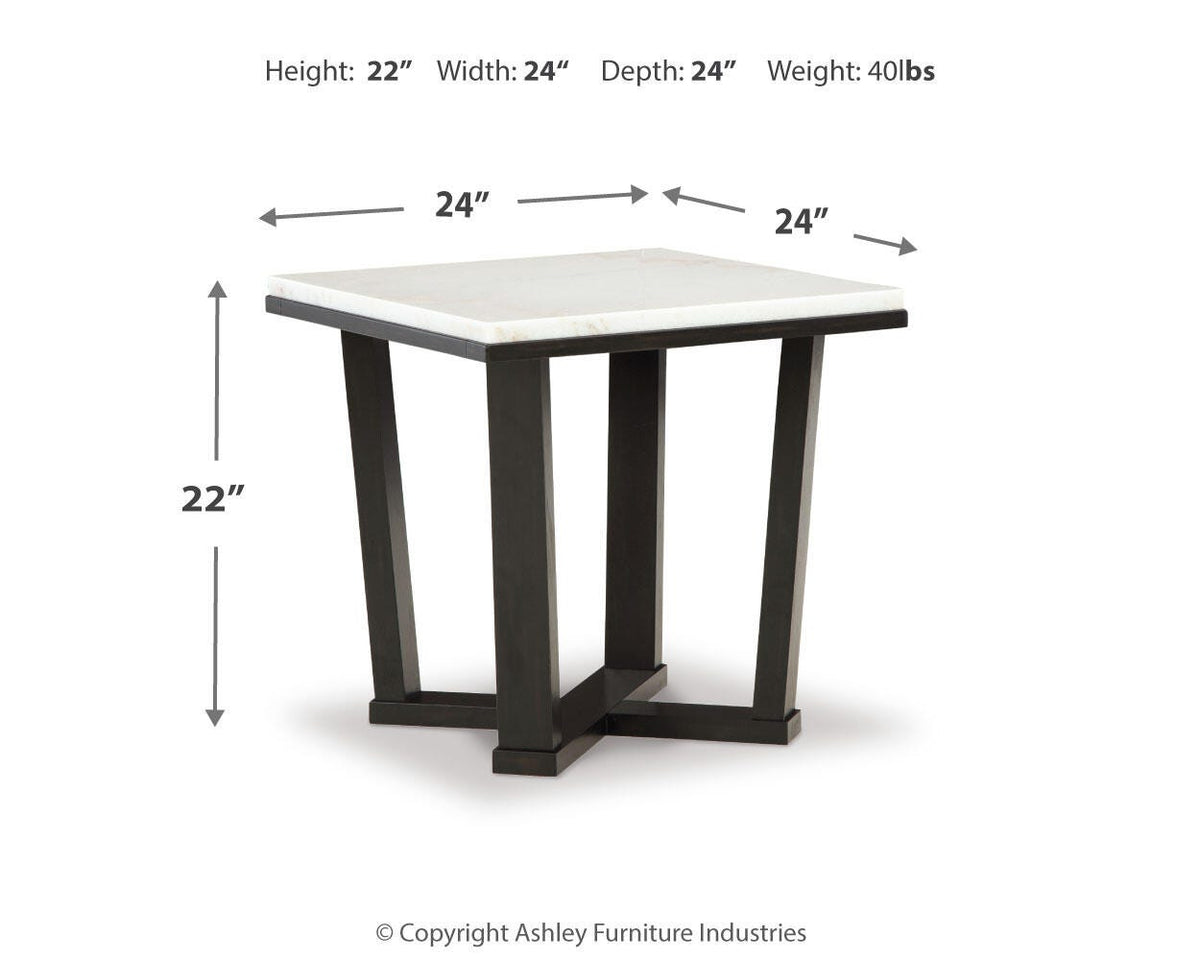 Fostead Coffee Table and 2 Ends - T770T1
