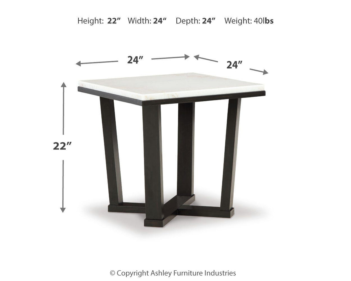 Fostead Coffee Table and 2 Ends - T770T1