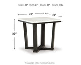Fostead Coffee Table and 2 Ends - T770T1