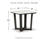 Fostead Coffee Table and 2 Ends - T770T1