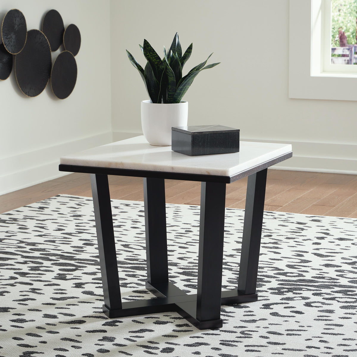 Fostead Coffee Table and 2 Ends - T770T1