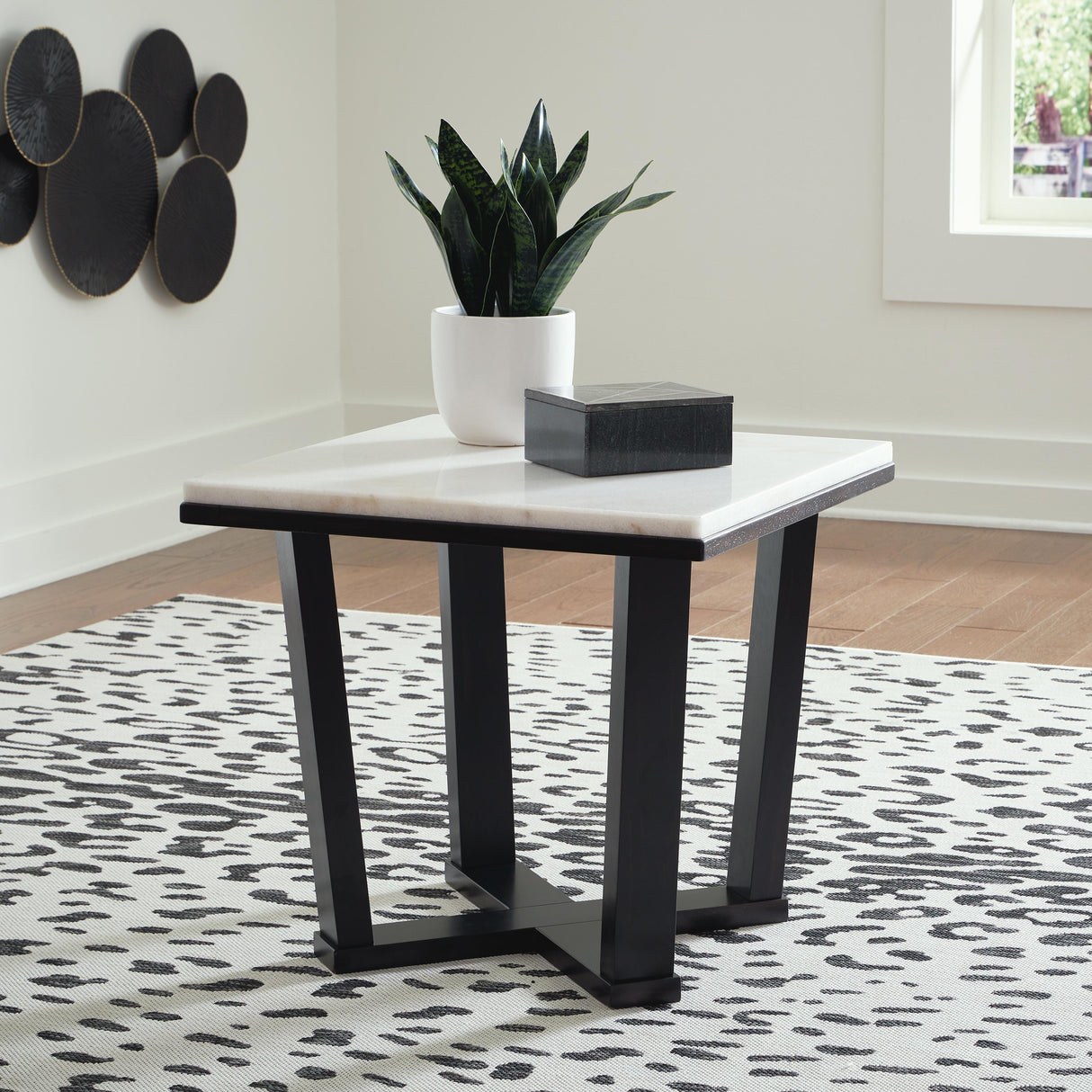 Fostead Coffee Table and 2 Ends - T770T1