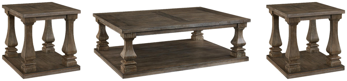 Johnelle Coffee Table and 2 End Tables - T776T1