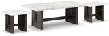 Burkhaus Coffee Table and 2 Ends - T779T1