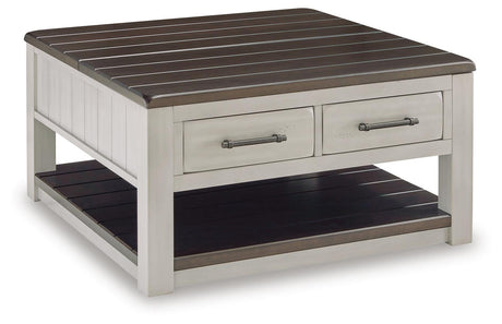 Darborn Lift-top Coffee Table and 2 Chairside End Tables - T796T1