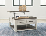 Darborn Lift-top Coffee Table and 2 Chairside End Tables - T796T1