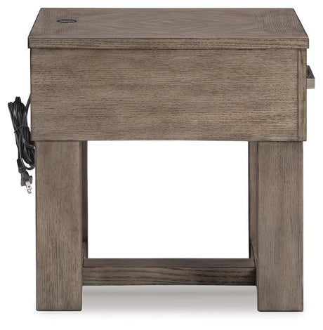 Loyaska Lift-top Coffee Table and 2 End Tables - T854T1