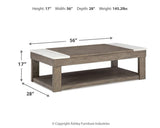 Loyaska Lift-top Coffee Table and 2 End Tables - T854T1