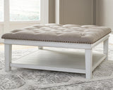 Kanwyn Upholstered Ottoman Coffee Table - T937-21