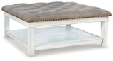 Kanwyn Upholstered Ottoman Coffee Table - T937-21