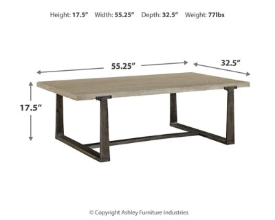 Dalenville Coffee Table and 2 End Tables - T965T2