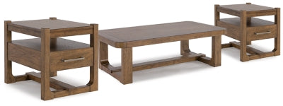 Cabalynn Coffee Table and 2 End Tables - T974T1