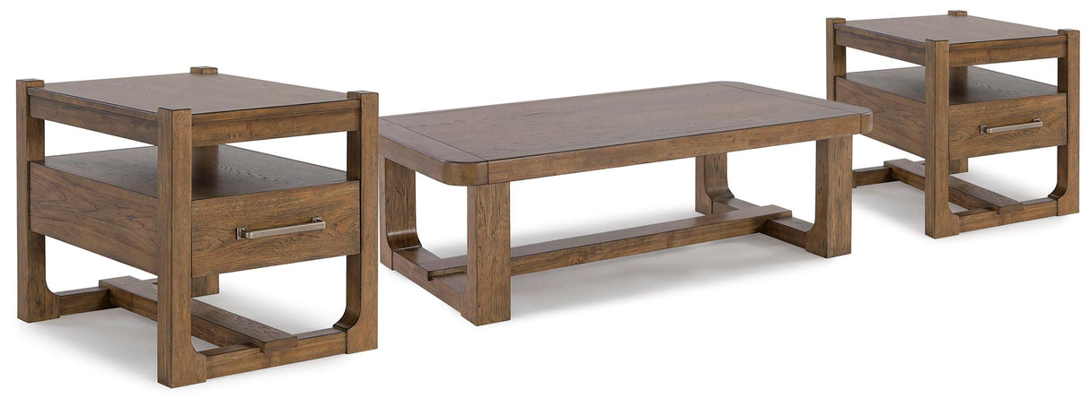 Cabalynn Coffee Table and 2 End Tables - T974T1