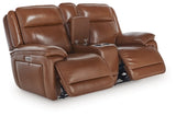 Healy Pier Power Reclining Loveseat with Console - U1120418