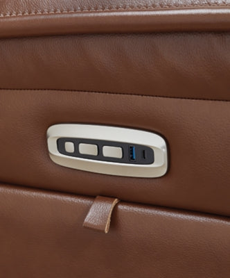 Healy Pier Power Reclining Loveseat with Console - U1120418