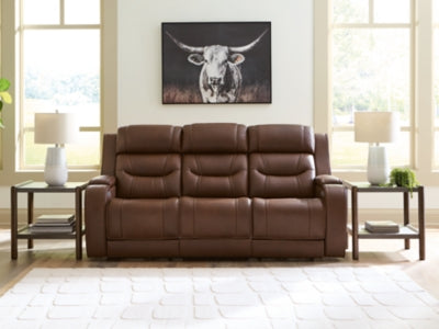 Knightington Power Reclining Sofa with Audio Seating - PCU1160215A