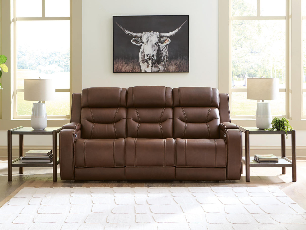 Knightington Power Reclining Sofa with Audio Seating - PCU1160215A