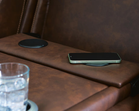 Knightington Power Reclining Sofa with Audio Seating - PCU1160215A