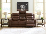 Knightington Power Reclining Sofa with Audio Seating - PCU1160215A