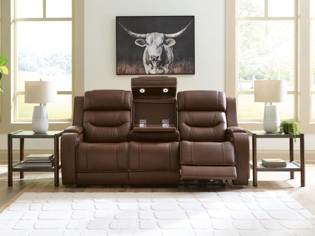 Knightington Power Reclining Sofa with Audio Seating - PCU1160215A