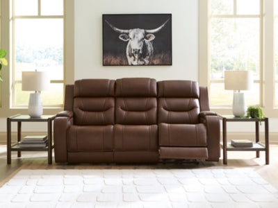 Knightington Power Reclining Sofa with Audio Seating - PCU1160215A