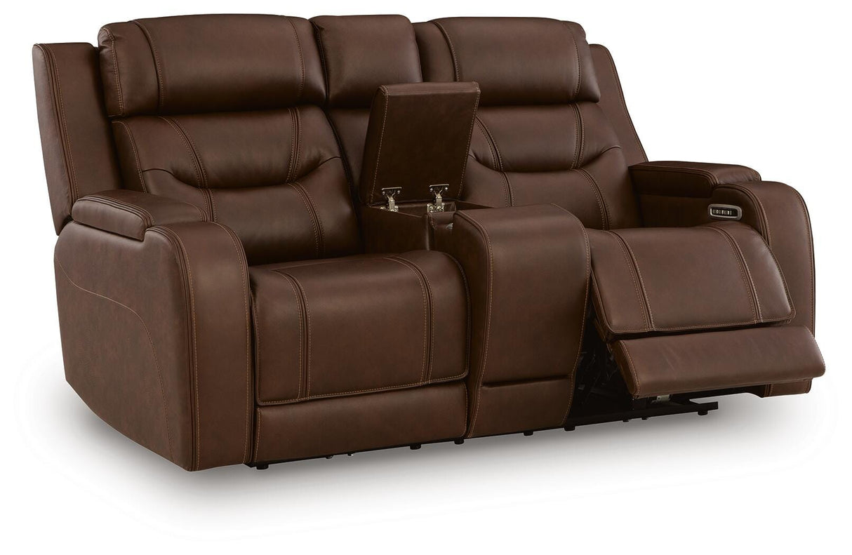 Knightington Power Reclining Loveseat with Audio Seating - PCU1160218A