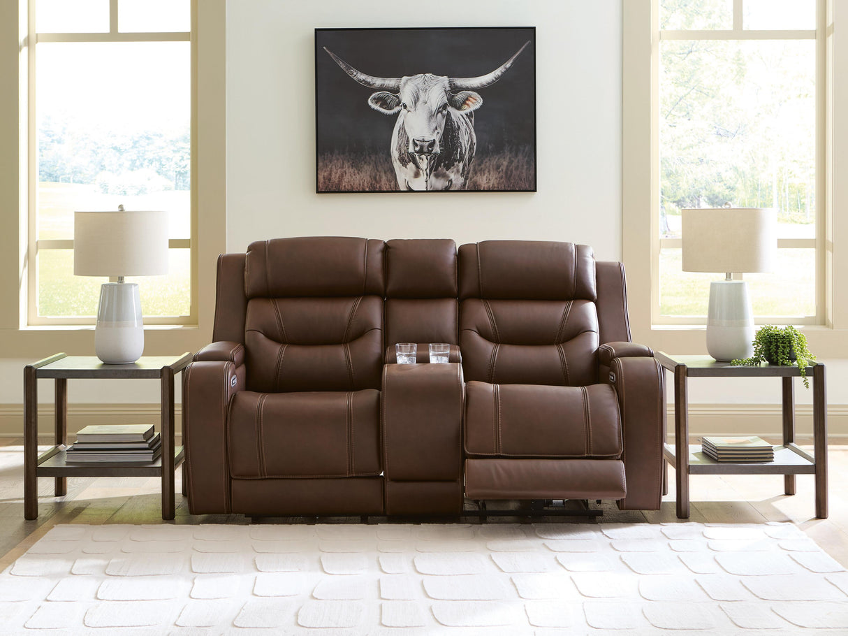 Knightington Power Reclining Loveseat with Audio Seating - PCU1160218A