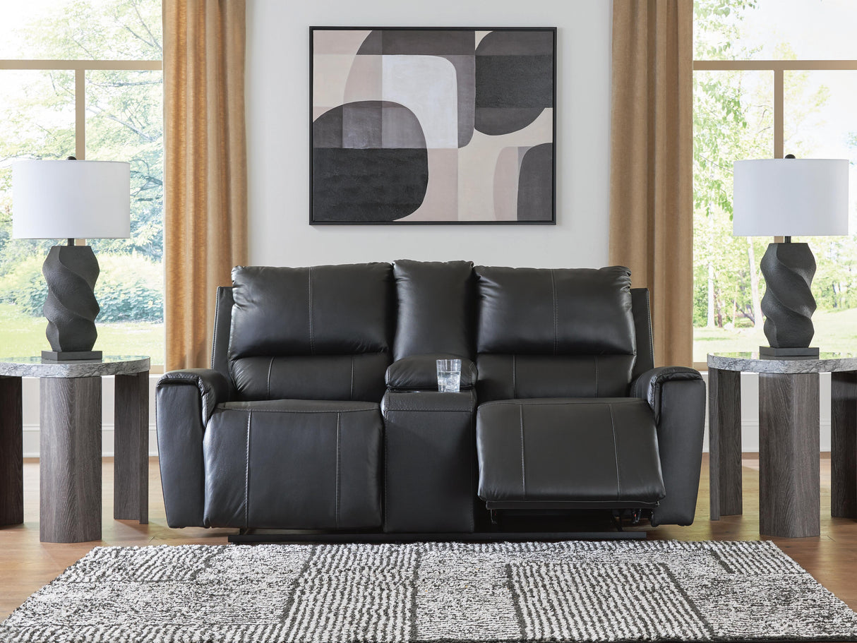 Glossmore Reclining Loveseat with Console - PCU1170094