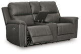 Bleckley Power Reclining Loveseat with Console - PCU1200018