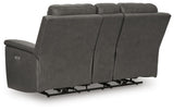Bleckley Power Reclining Loveseat with Console - PCU1200018