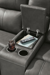 Bleckley Power Reclining Loveseat with Console - PCU1200018