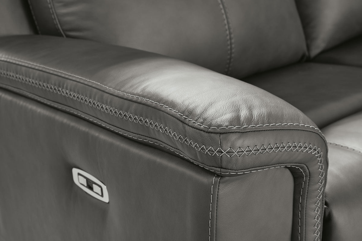 Bleckley Power Reclining Loveseat with Console - PCU1200018