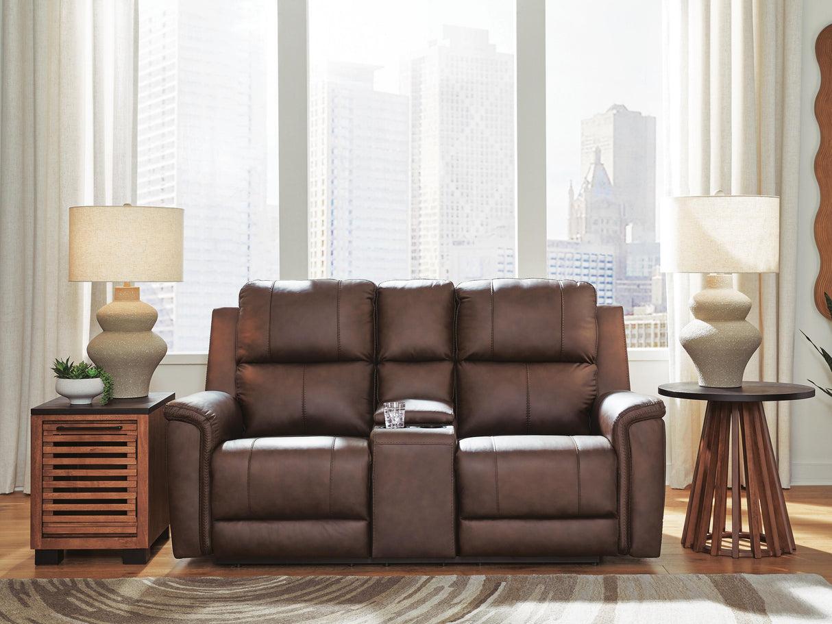 Bleckley Power Reclining Loveseat with Console - PCU1200118