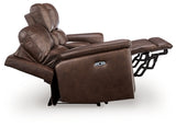 Bleckley Power Reclining Loveseat with Console - PCU1200118