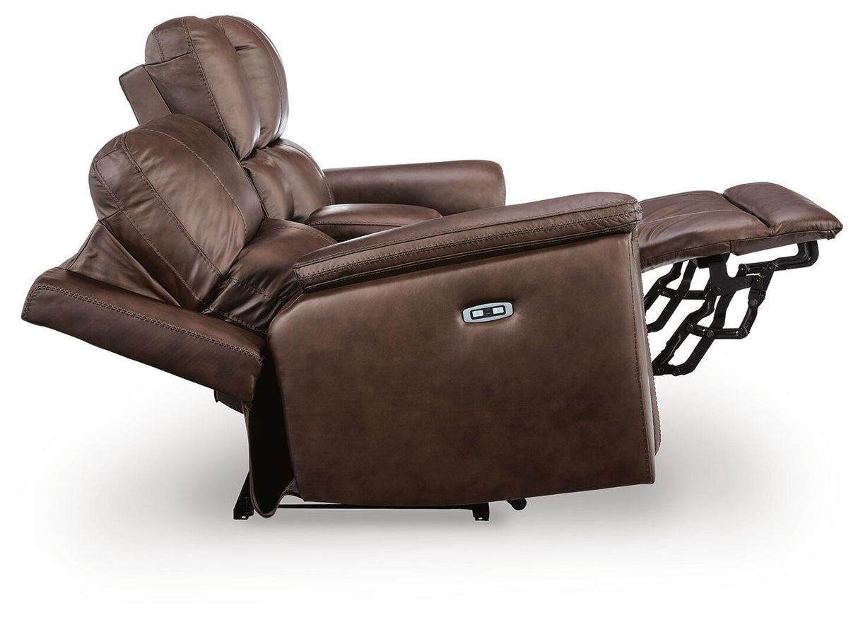 Bleckley Power Reclining Loveseat with Console - PCU1200118