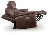 Bleckley Power Reclining Loveseat with Console - PCU1200118