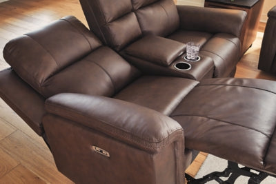 Bleckley Power Reclining Loveseat with Console - PCU1200118