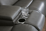 5Z - Pittson 3-Piece Power Reclining Sectional Loveseat with Console - PCU12600S2