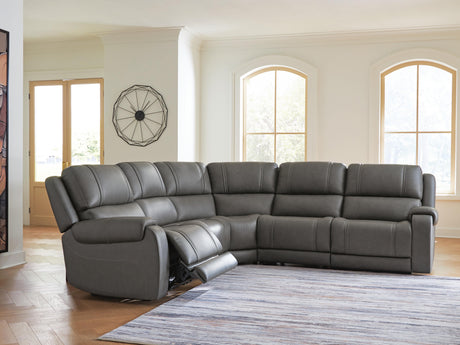 5Z - Pittson 5-Piece Power Reclining Sectional - PCU12600S6