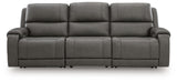 5Z - Pittson 3-Piece Power Sectional Reclining Sofa - PCU12600S3