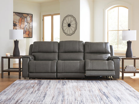 5Z - Pittson 3-Piece Power Sectional Reclining Sofa - PCU12600S3